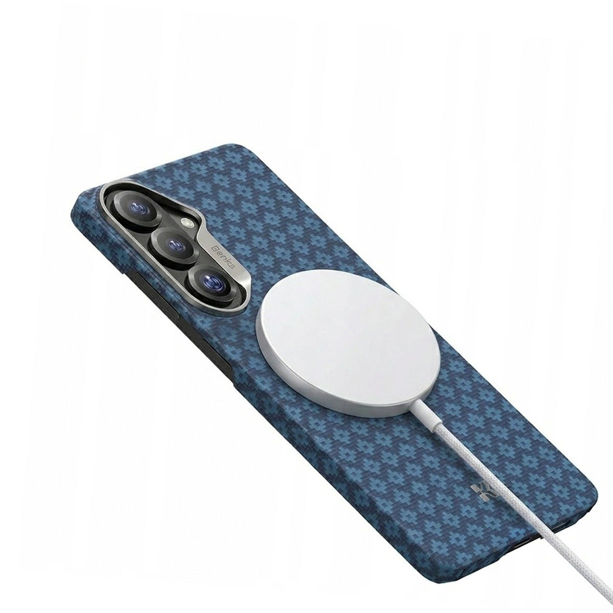 Benks Funda ArmorAir ArmorGrid de Fibra de Aramida Kevlar para Galaxy S26+, Azul