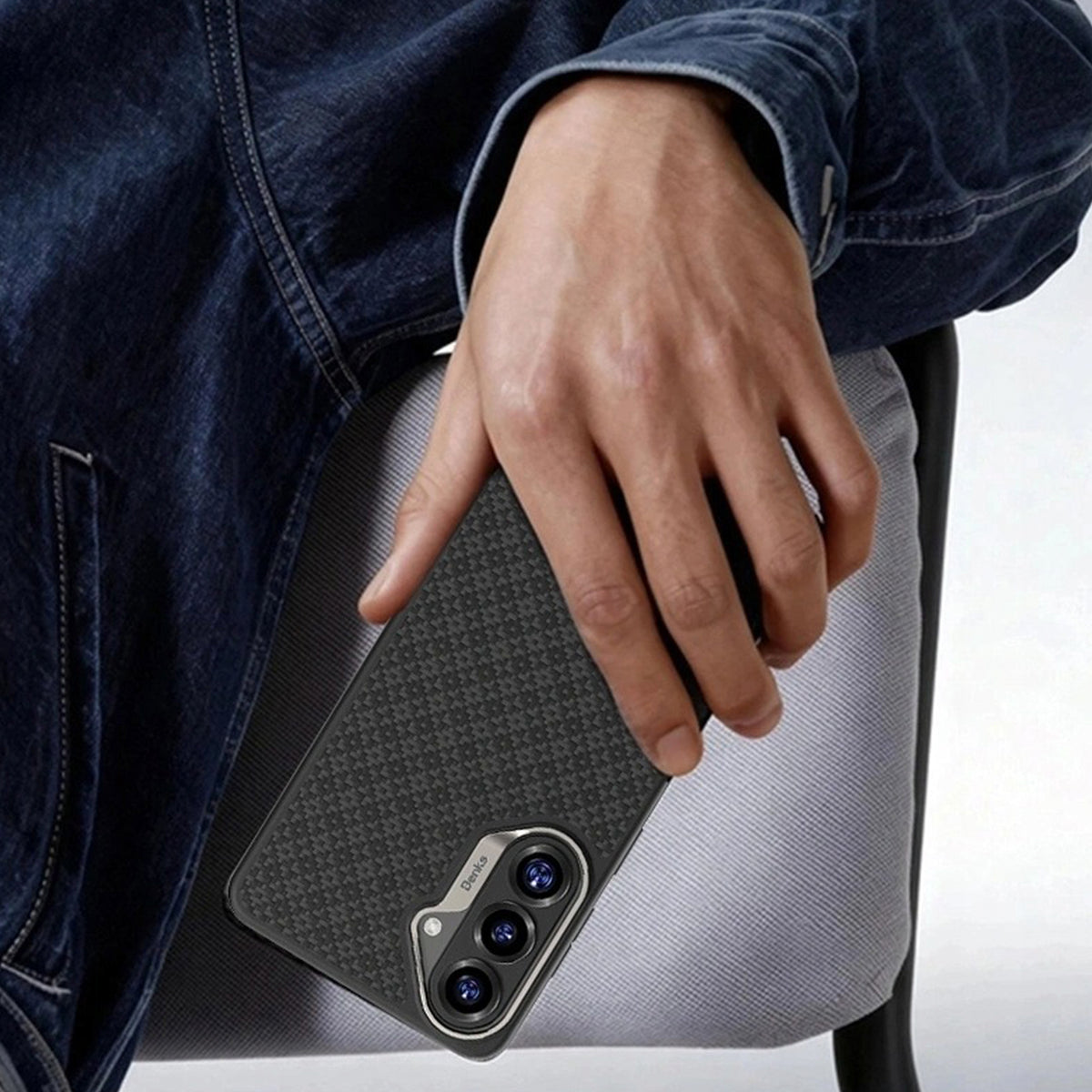 Benks Funda ArmorAir ArmorGrid de Fibra de Aramida Kevlar para Galaxy S26+, Negro