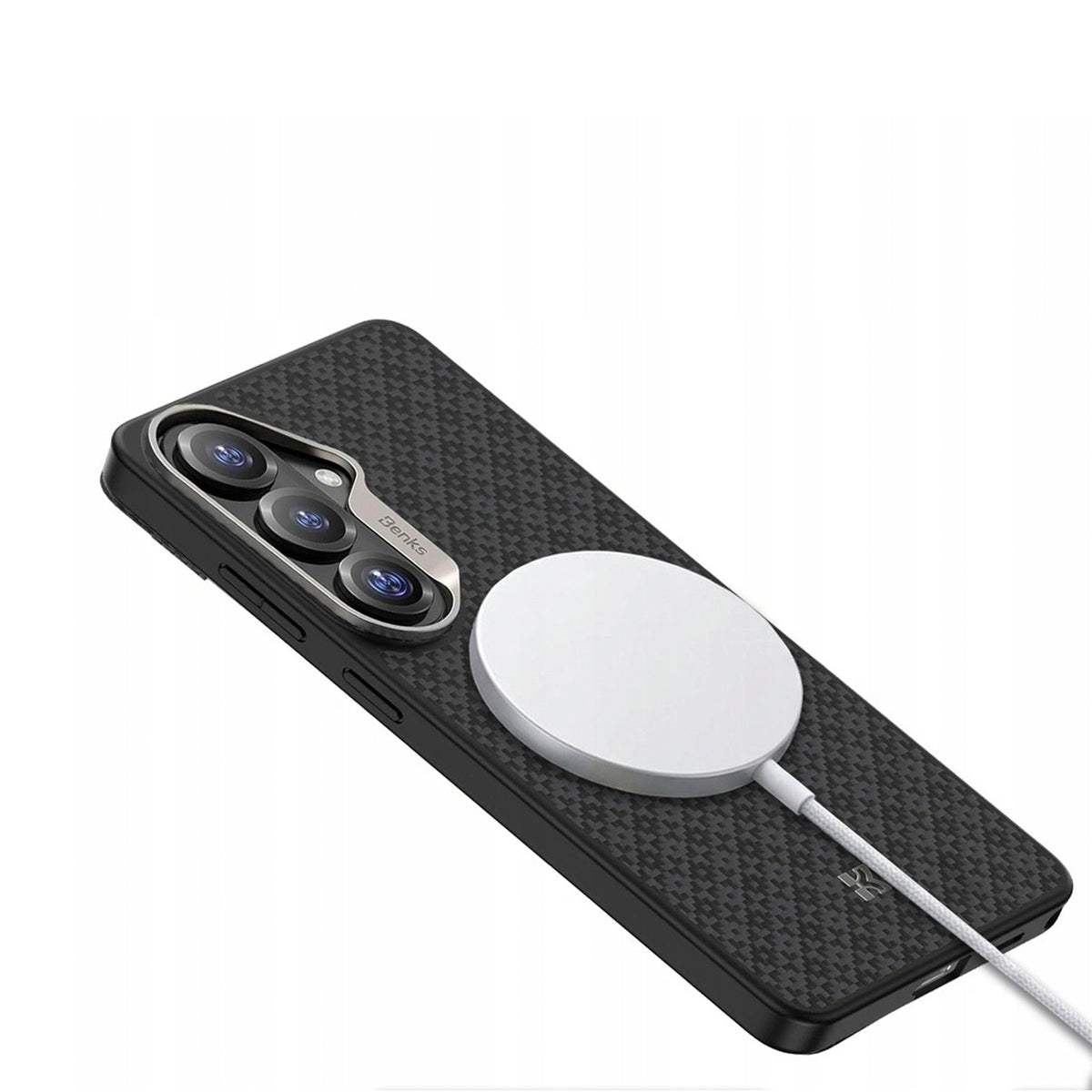 Benks Funda ArmorAir ArmorGrid de Fibra de Aramida Kevlar para Galaxy S26+, Negro