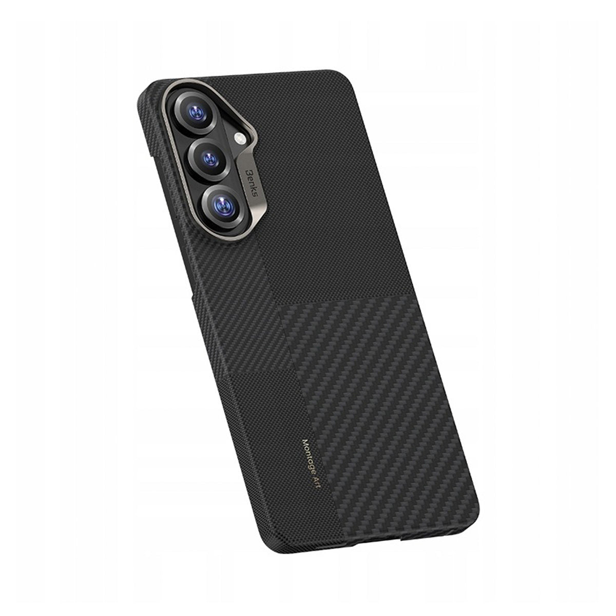 Benks Funda ArmorAir Montage de Fibra de Aramida Kevlar para Galaxy S26, Negro