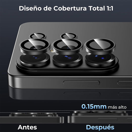 Benks Protector de Lente GlassWarrior para Galaxy S26 Ultra, Plata