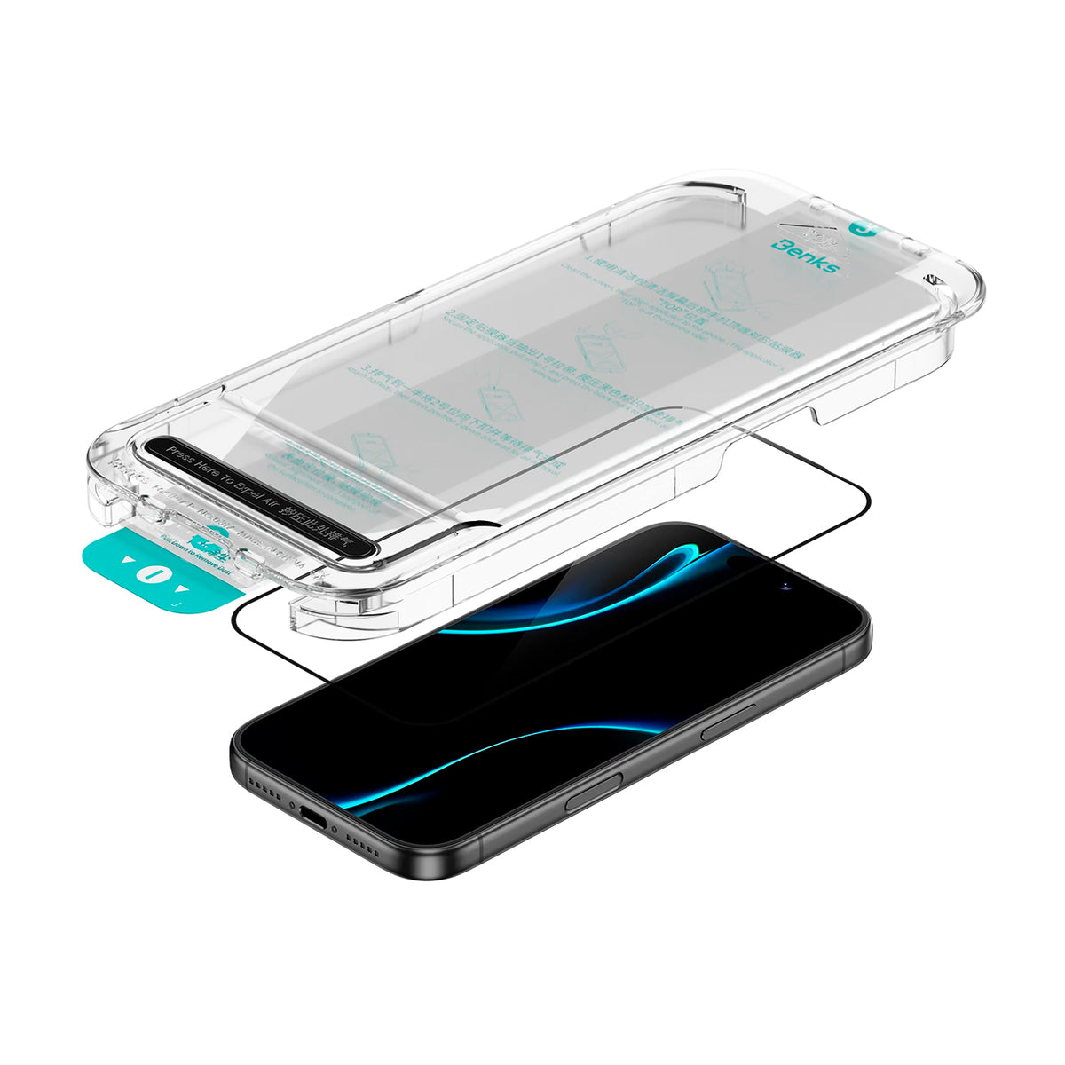 Benks Protector de Pantalla OmniWarrior Anticaídas Eye-Friendly para iPhone 18 Pro