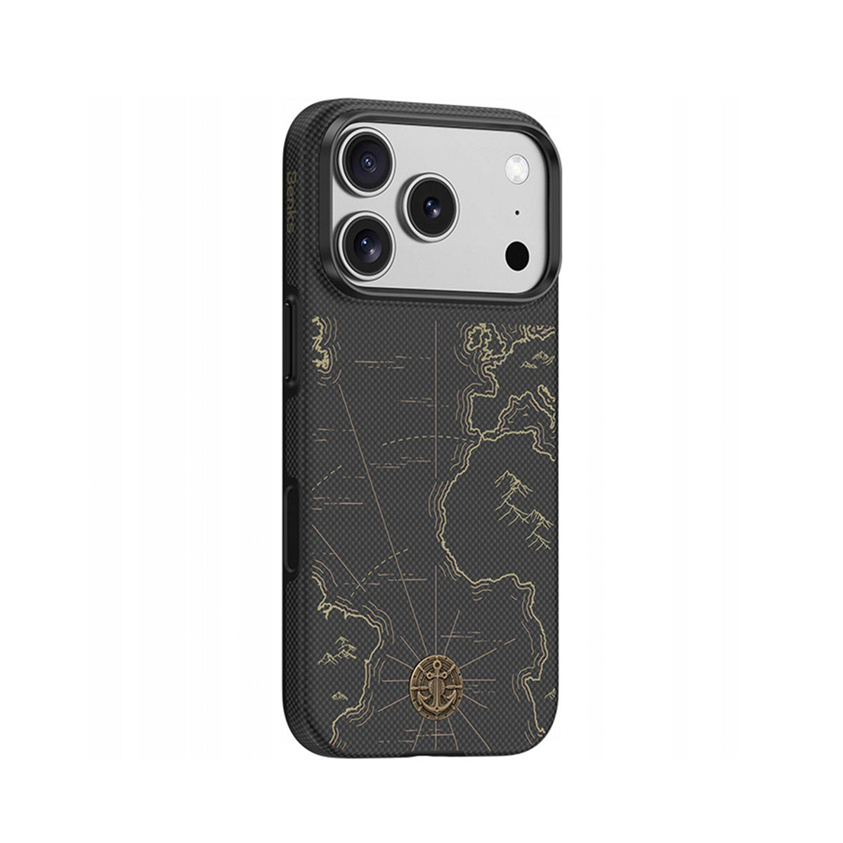 Benks Funda ArmorEdge Air Navigator de Fibra de Aramida Kevlar para iPhone 18 Pro Compatible con MagSafe