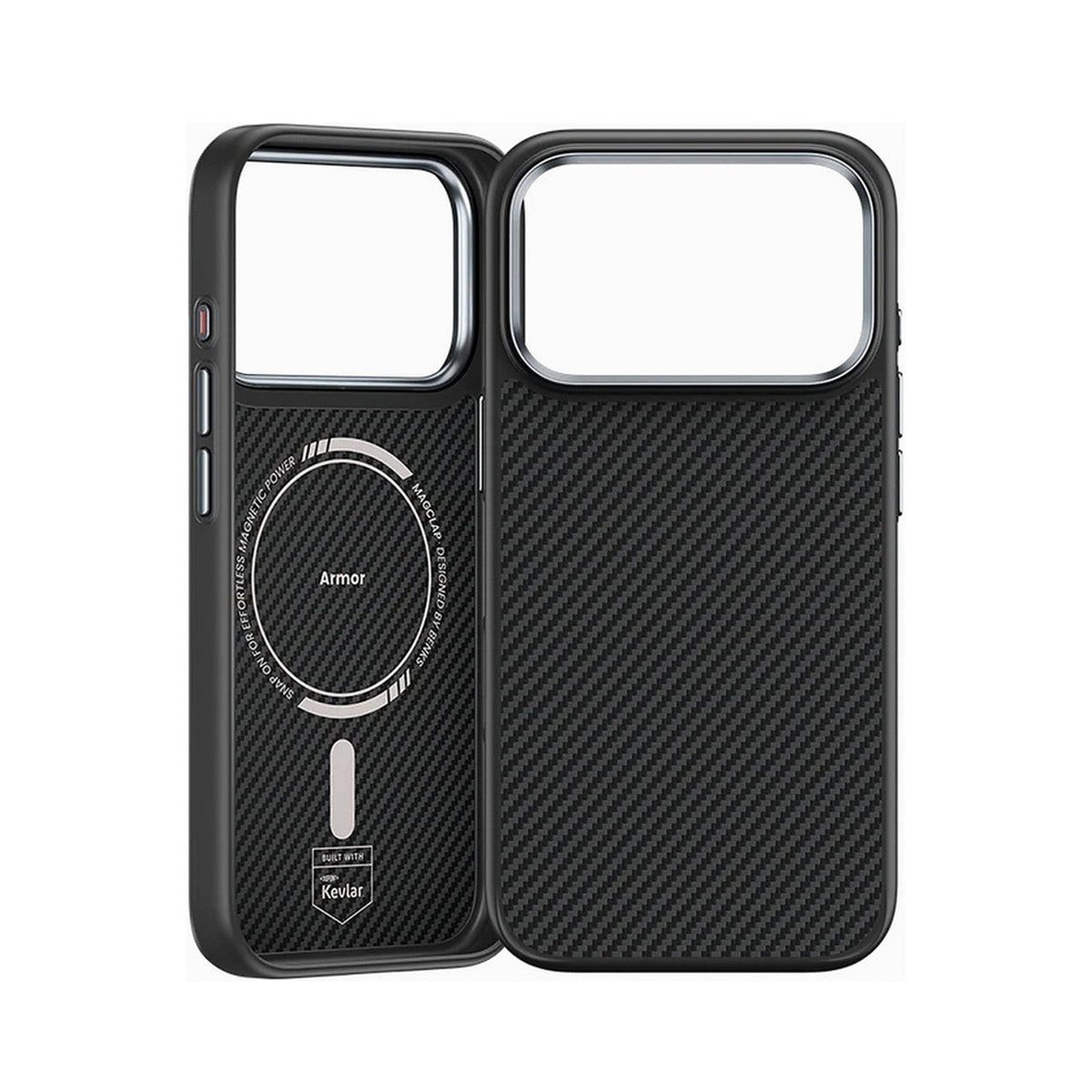 Benks Funda Pro de Fibra de Aramida Kevlar 600D para iPhone 18 Pro Compatible con MagSafe