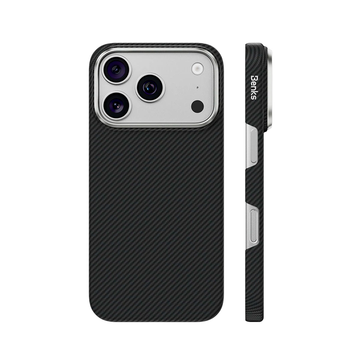 Benks Funda Air de Fibra de Aramida Kevlar 600D para iPhone 18 Pro Max Compatible con MagSafe