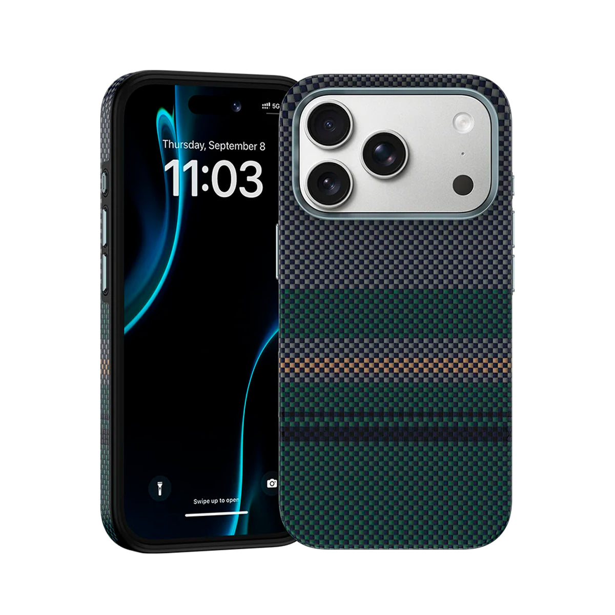 Benks Funda Aurora Pro de Fibra de Aramida Kevlar para iPhone 18 Pro Compatible con MagSafe
