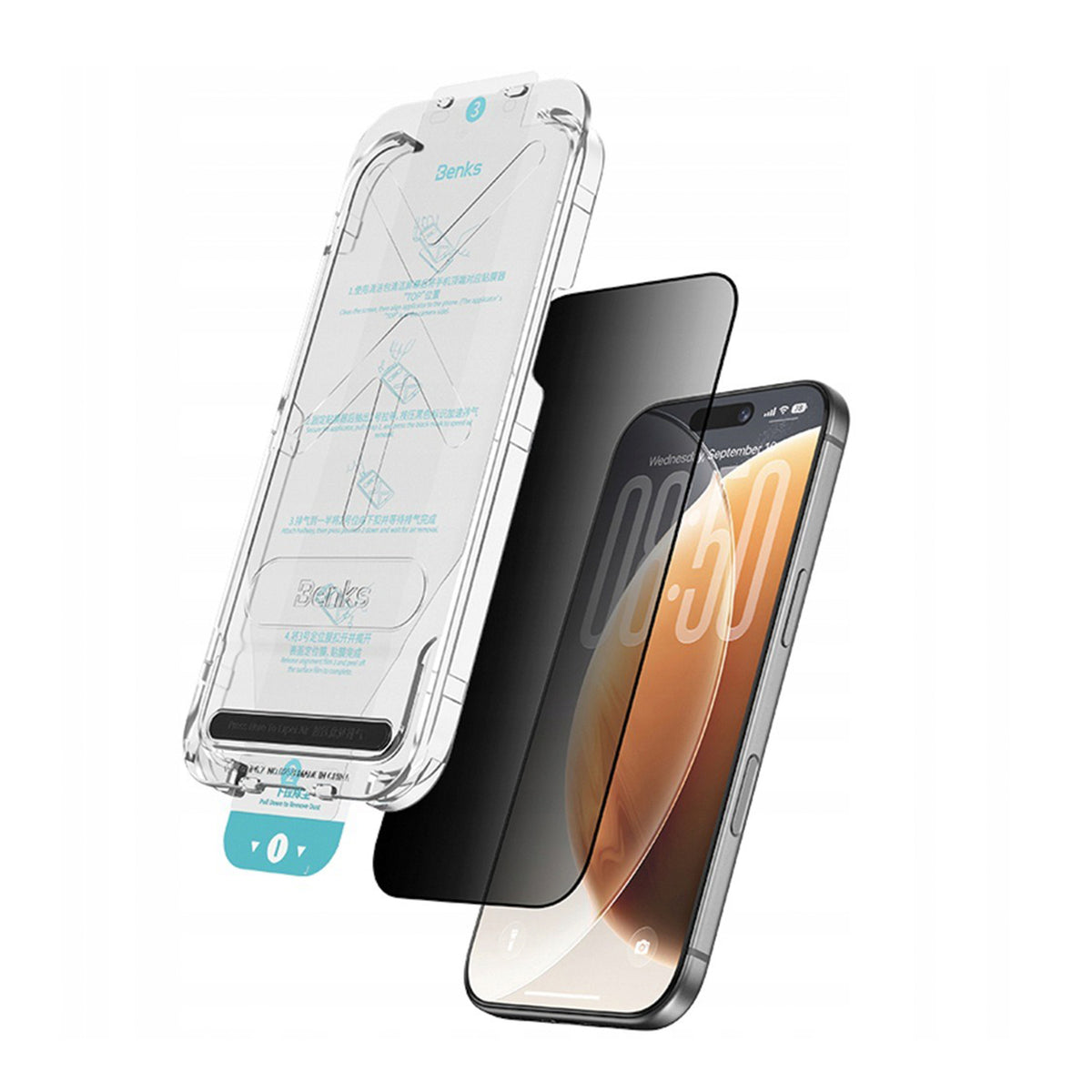 Benks Protector de Pantalla OmniWarrior Anticaídas con Privacidad para iPhone 18 Pro Max