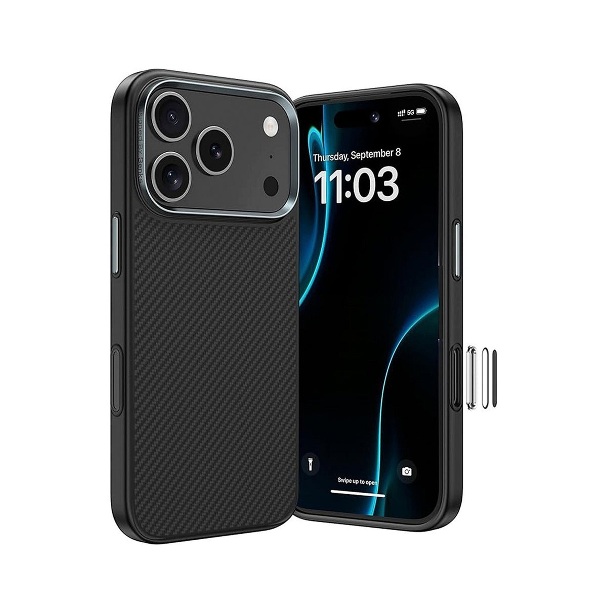 Benks Funda Pro de Fibra de Aramida Kevlar 600D para iPhone 18 Pro Max Compatible con MagSafe