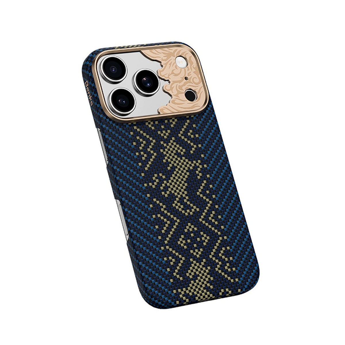Benks Funda Knight Air de Fibra de Aramida Kevlar para iPhone 18 Pro Max Compatible con MagSafe, Azul