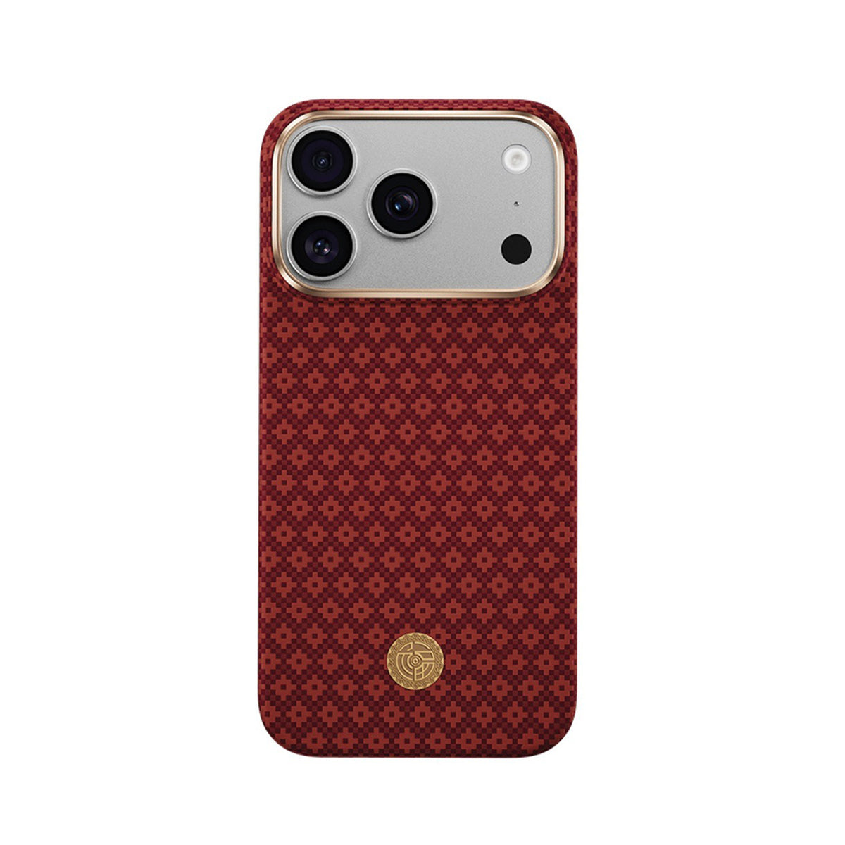 Benks Funda ArmorGrid Air de Fibra de Aramida Kevlar para iPhone 18 Pro Compatible con MagSafe, Sawy Red