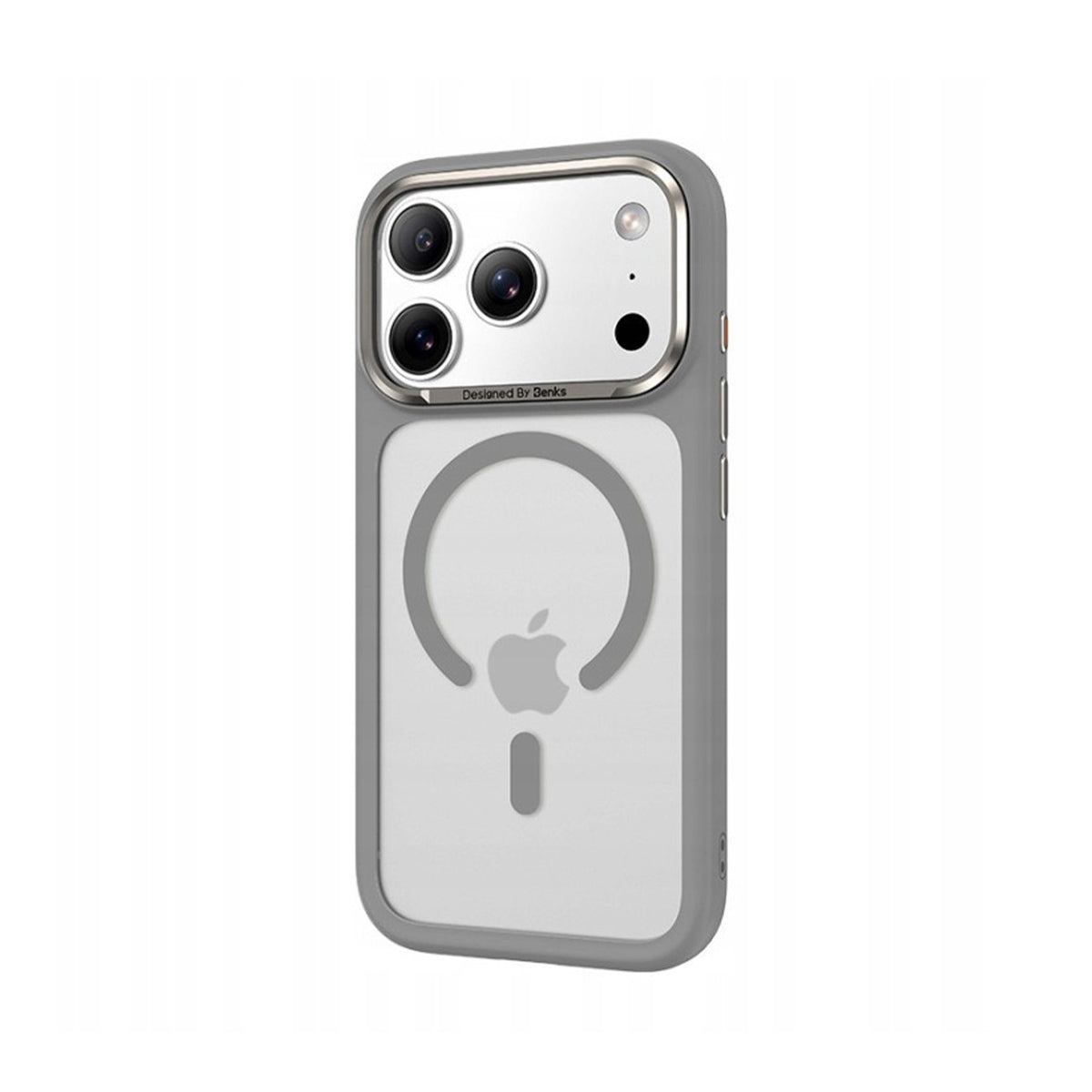 Benks Funda Mate Antihuellas para iPhone 17 Pro Max/18 Pro Max Compatible con MagSafe, Gris