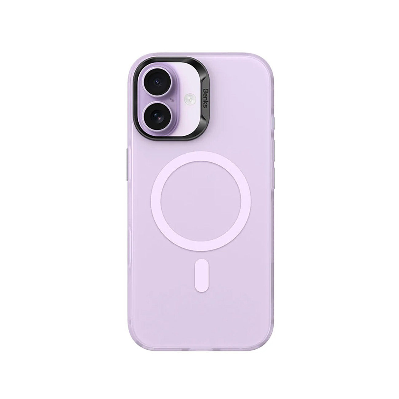 Benks Funda con Airbags Anticaídas para iPhone 17 Compatible con MagSafe, Lila Claro