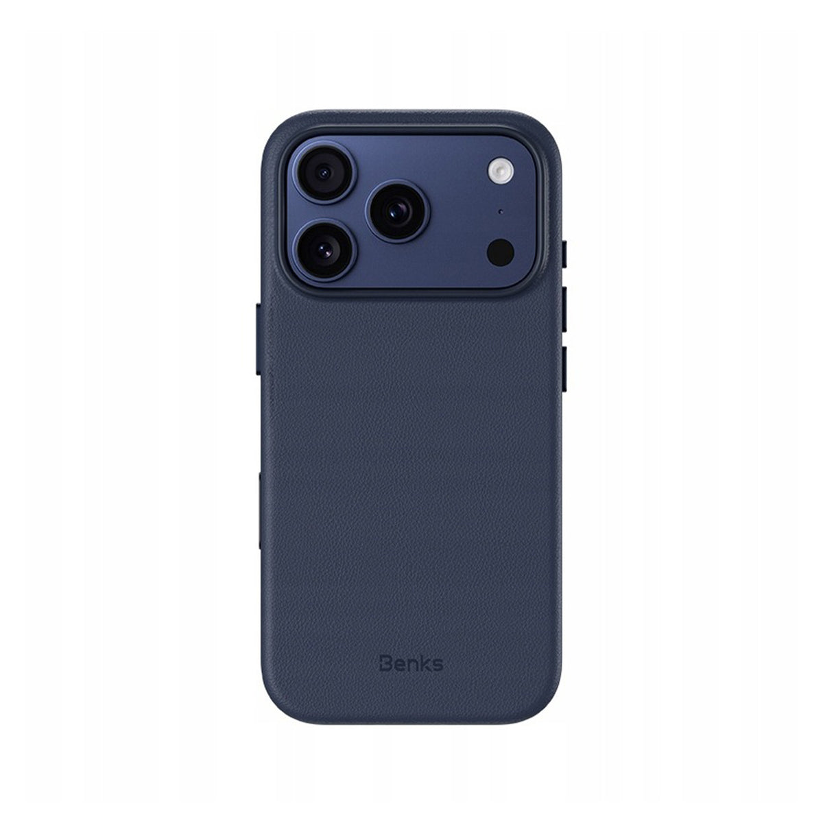 Benks Funda de Acabado Tipo Piel para iPhone 17 Pro Compatible con MagSafe, Azul