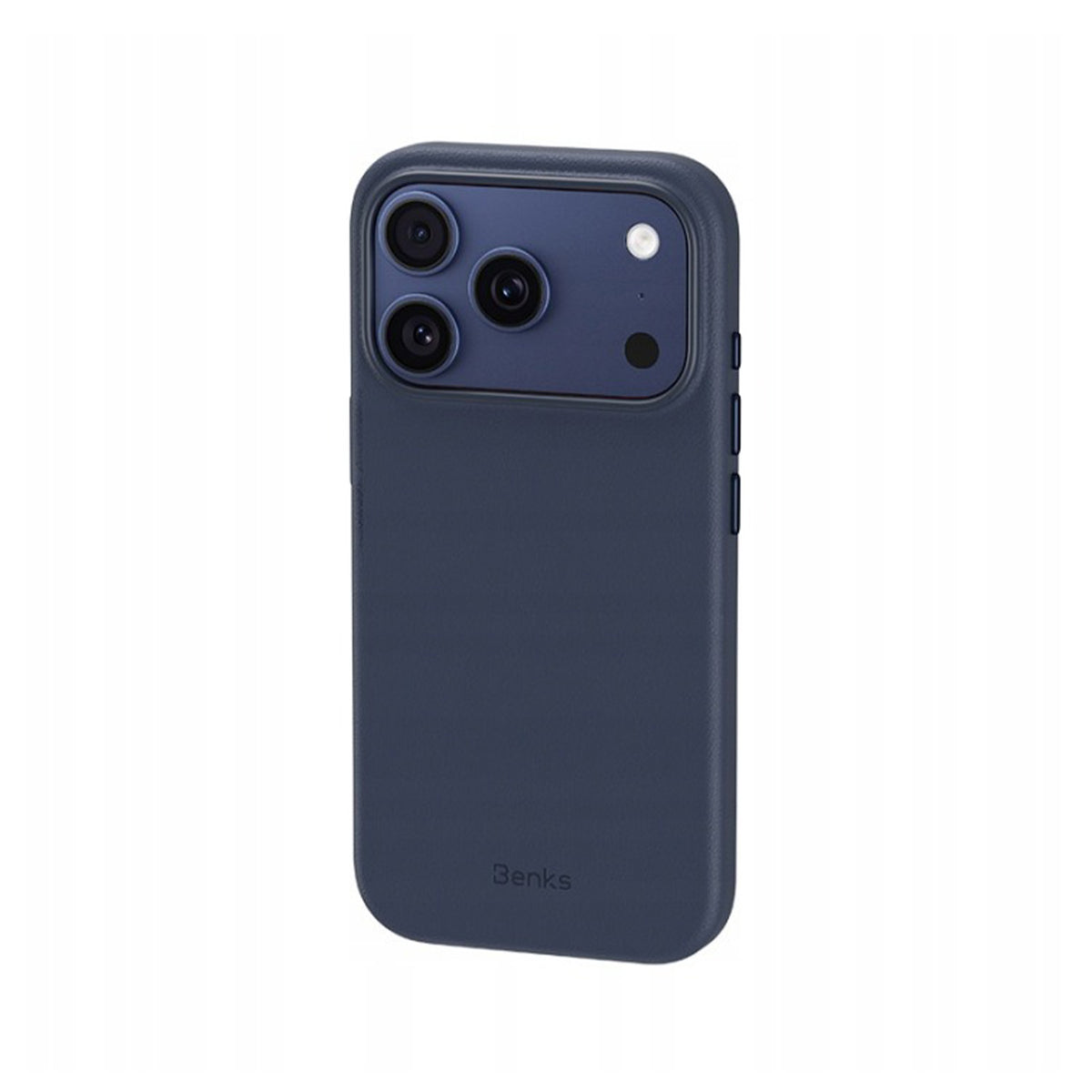 Benks Funda de Acabado Tipo Piel para iPhone 17 Pro Max/18 Pro Max Compatible con MagSafe, Azul