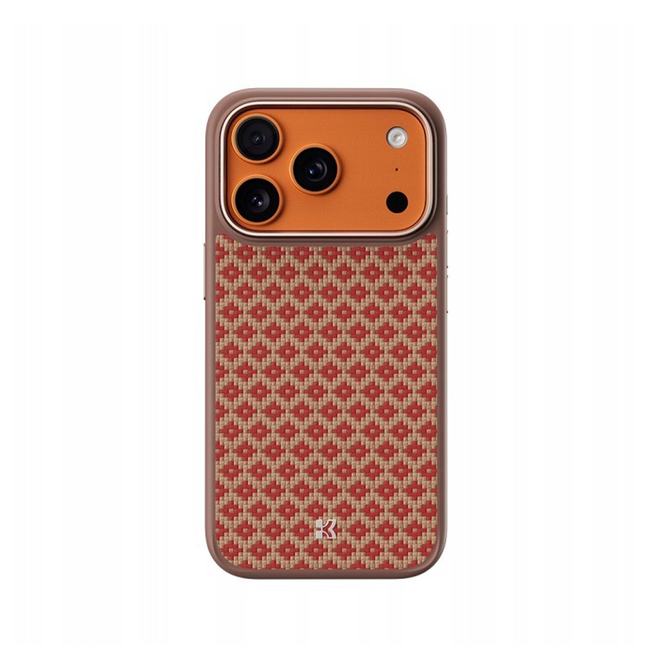 Benks iPhone 17 Pro Max Case - ArmorGrid Kevlar Fiber MagSafe Case Orange, Ultra-Thin with Drop Protection and Precise Fit Camera Protection