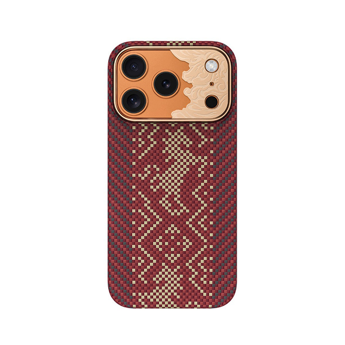 Benks Funda Knight Air de Fibra de Aramida Kevlar para iPhone 18 Pro Compatible con MagSafe, Roja