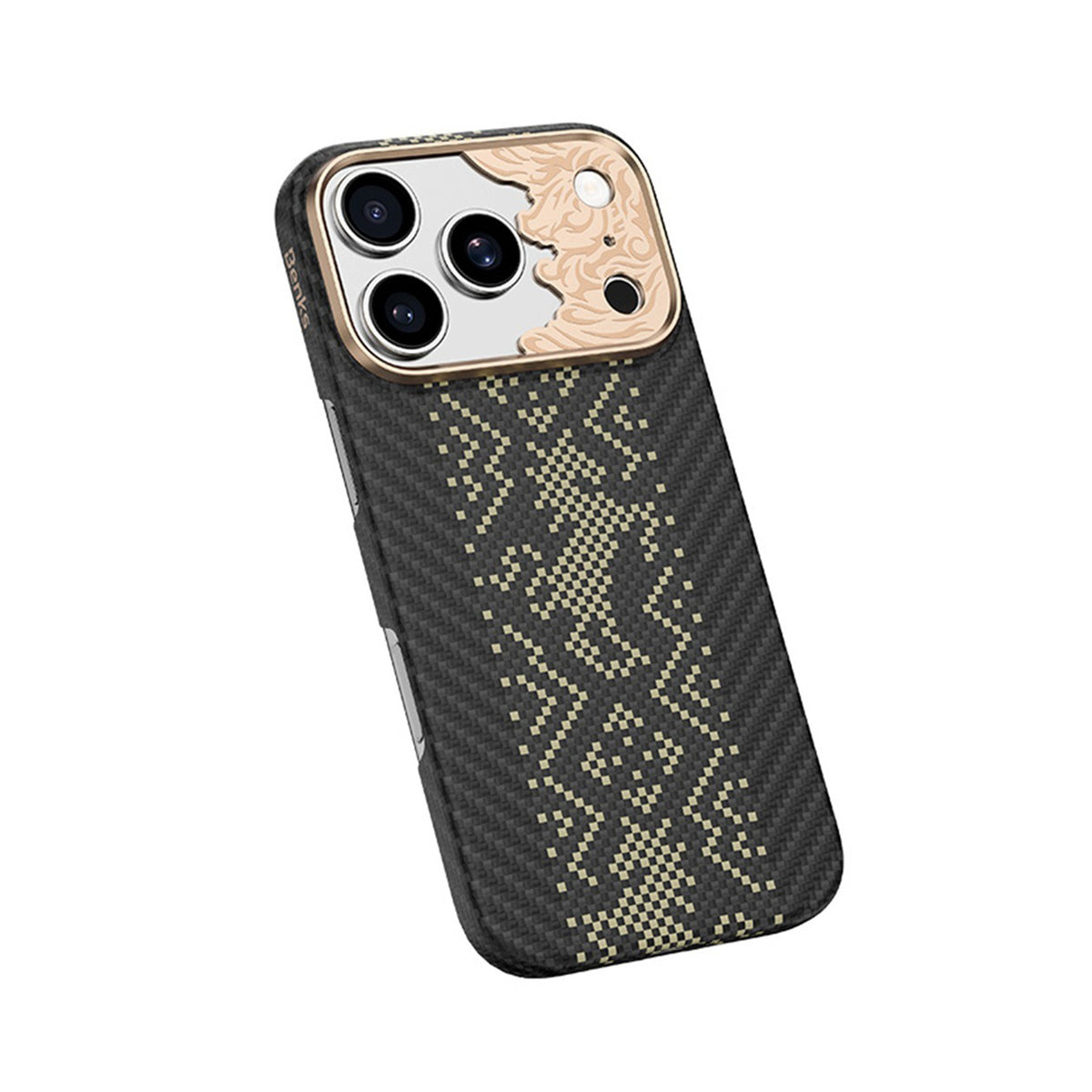 Benks Funda Knight Air de Fibra de Aramida Kevlar para iPhone 18 Pro Max Compatible con MagSafe, Negra
