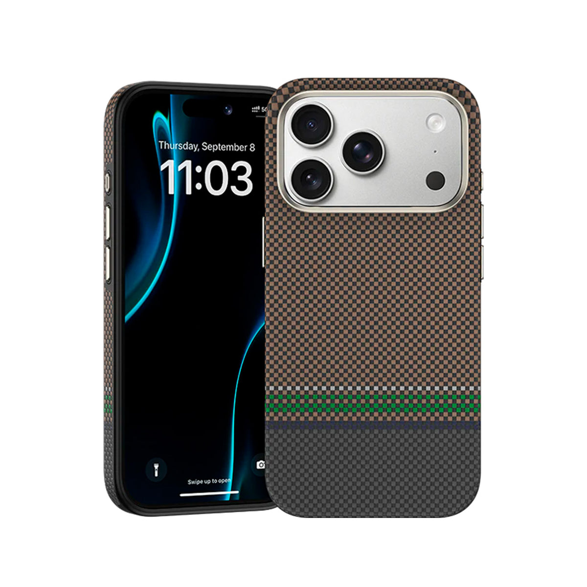 Benks Case for iPhone 17 Pro Max - Prestige Pro Gold Kevlar Fiber MagSafe Case, Ultra-Thin with Camera Button and Precise Fit