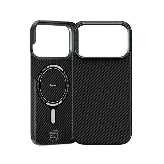 Benks iPhone 17 Pro Case – Black 600D Kevlar Fiber MagSafe Case, Ultra-Thin and Drop Protection with Precise Fit