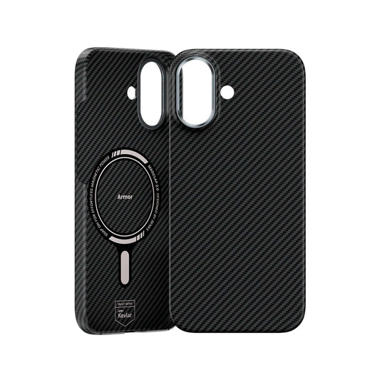 Benks Case for iPhone 17 - Black 600D Kevlar Fiber MagSafe Case, Ultra-Thin and Drop Protection with Precise Fit