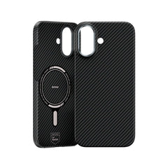 Benks Funda ArmorPro Prestige de Fibra de Aramida Kevlar 600D para iPhone 17 Compatible con MagSafe, Negra