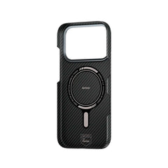 Benks Funda ArmorPro Prestige de Fibra de Aramida Kevlar 600D para iPhone 17 Pro Max Compatible con MagSafe, Negra