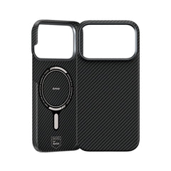 Benks Funda para iPhone 17 Pro Max – Carcasa con MagSafe de Fibra Kevlar 600D Negra, Ultrafina y Protección Anticaídas con Ajuste Preciso