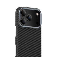 Benks Funda para iPhone 17 Pro Max – Carcasa con MagSafe de Fibra Kevlar 600D Negra, Ultrafina y Protección Anticaídas con Ajuste Preciso