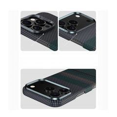 Benks iPhone 17 Case – Kevlar Fiber MagSafe Cover Aurora Green, Ultra-Thin Design and Precise Fit