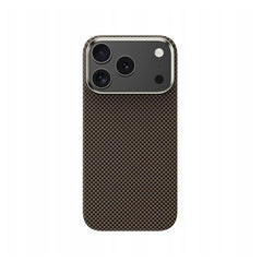 Benks Funda de Fibra de Aramida Kevlar 1000D para iPhone 17 Pro Compatible con MagSafe, Dorada