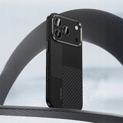 Benks Funda para iPhone 17 Pro Max – Carcasa con MagSafe de Fibra Kevlar 600D + 1500D Negra, Ultrafina y Ajuste Preciso