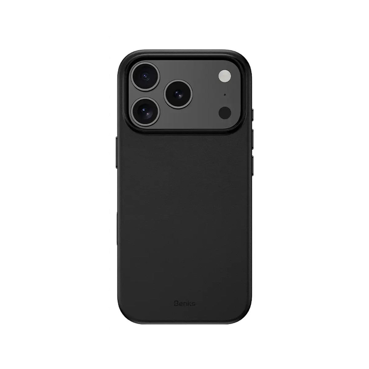 Benks Funda de Acabado Tipo Piel para iPhone 17 Pro Compatible con MagSafe, Negra