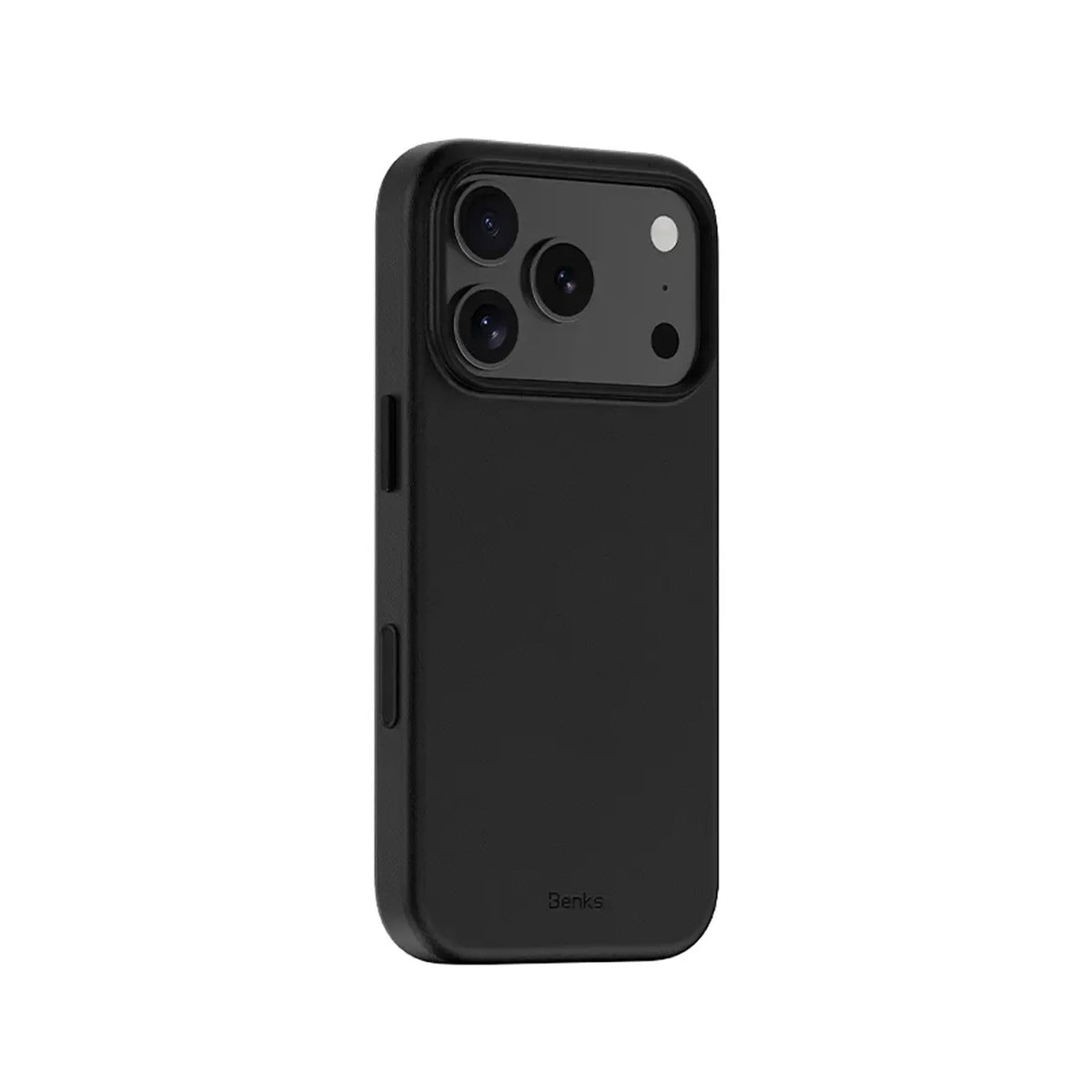 Benks Funda de Acabado Tipo Piel para iPhone 17 Pro Max/18 Pro Max Compatible con MagSafe, Negra
