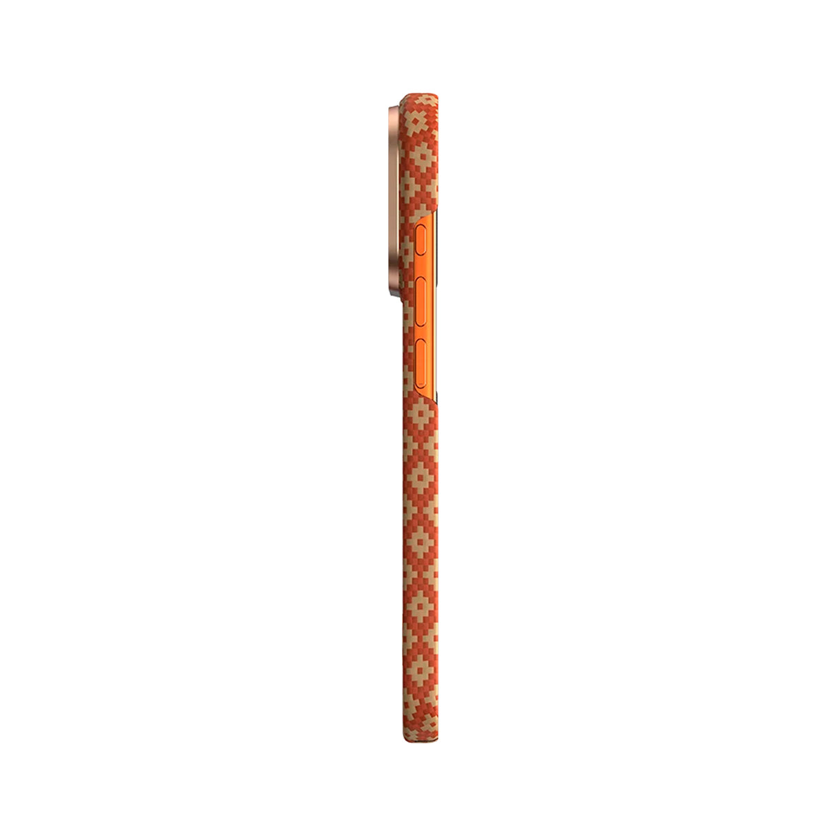 Benks Funda ArmorAir ArmorGrid de Fibra de Aramida Kevlar para iPhone 17 Pro Max/18 Pro Max, Naranja Fortuna