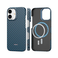 RAPTIC Funda Origen Natural de Fibra de Aramida para iPhone 17 Compatible con MagSafe, Profound