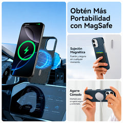 RAPTIC Funda Origen Natural de Fibra de Aramida para iPhone 17 Compatible con MagSafe, Profound