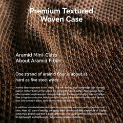 RAPTIC iPhone 17 Pro Case – MagSafe Aramid Fiber Skin Origin Humble, Protection & Precise Fit