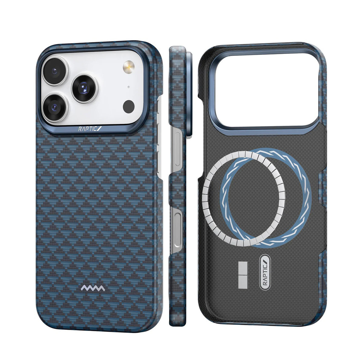 RAPTIC Case for iPhone 17 Pro Max - MagSafe Aramid Fiber Skin Origin Profound Case, Protection and Precise Fit