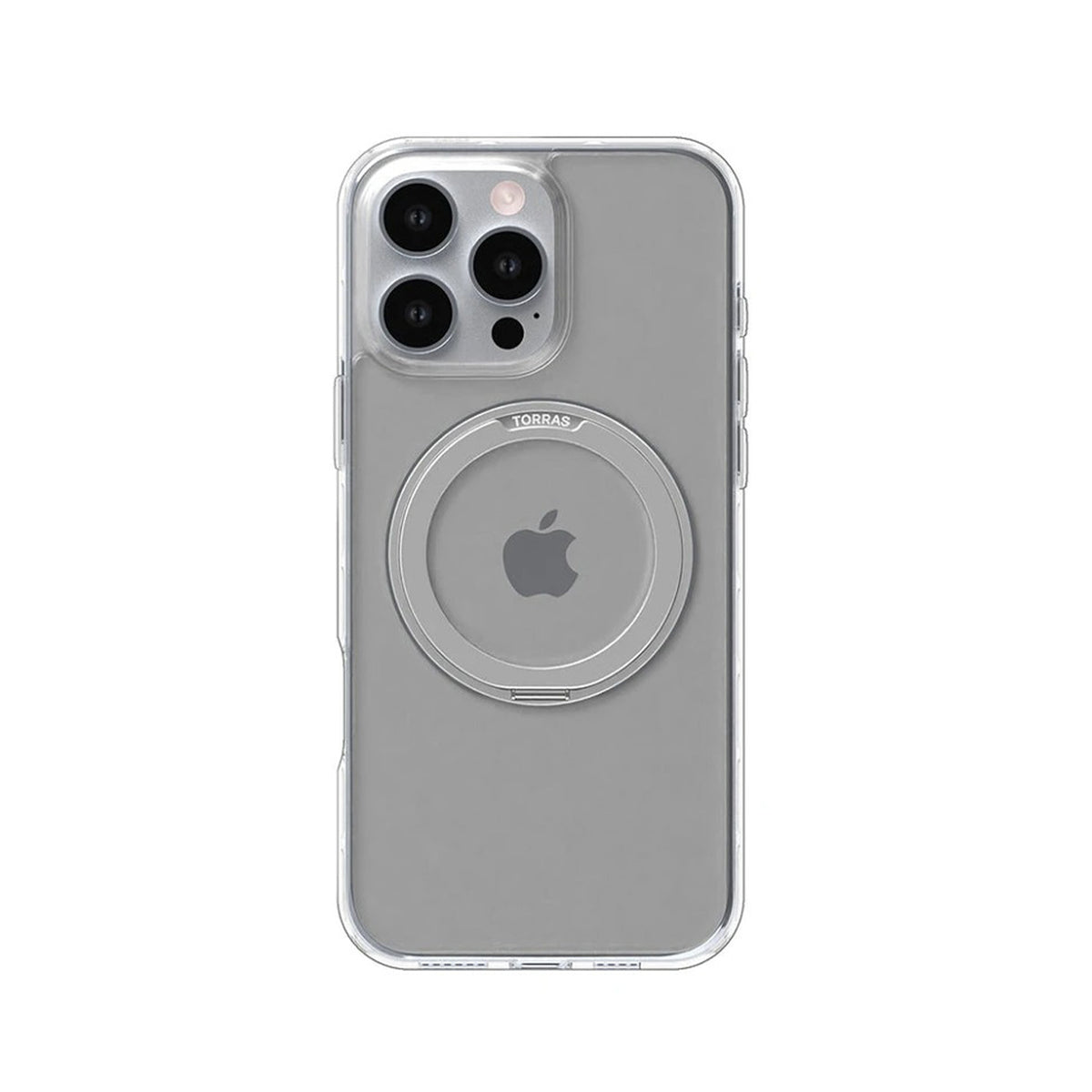 TORRAS Funda Ostand Pro Series con Soporte para iPhone 16 Pro Compatible con MagSafe, Transparente