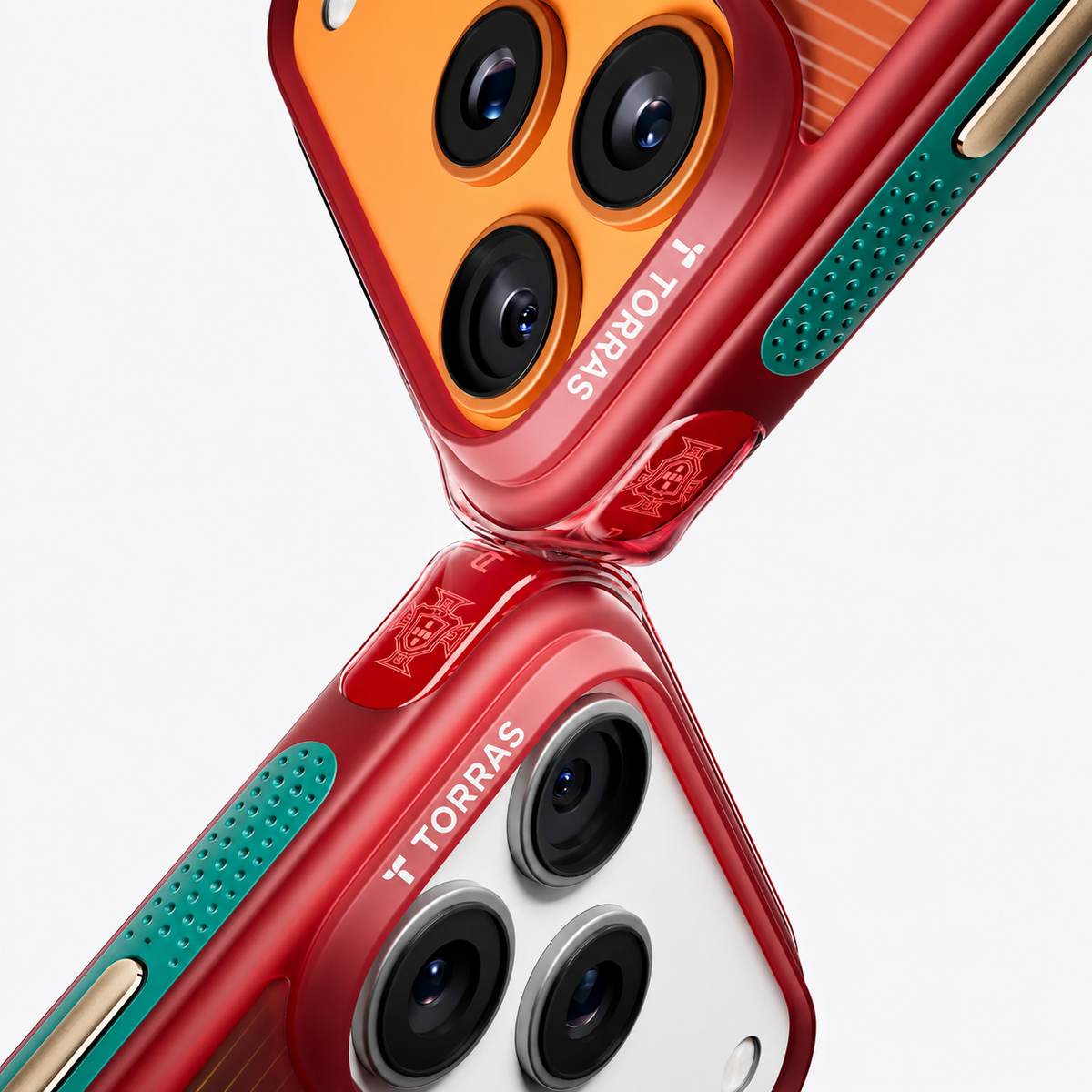 TORRAS × Portuguese Football Federation Limited Edition Funda Ostand Q3 Air Series iPhone 17 Pro/18 Pro Glory Slash