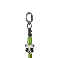 NIMMY Friends Correa de Muñeca Universal para Móvil New Big-Eye Cute Pets 2.0, Black Panda