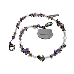 NIMMY Friends Correa de Muñeca Universal para Móvil Lucky Fashion Series, Amethyst Blue Cat