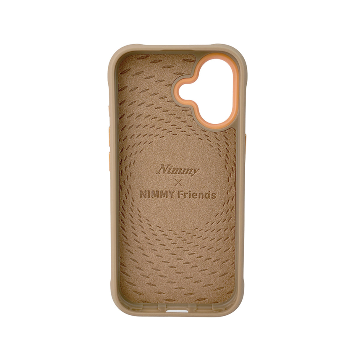 NIMMY Friends Funda New Big-Eye Cute Pets 2.0 para iPhone 17, 3D Bordada, Brown Siamese Cat
