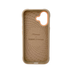 NIMMY Friends Funda New Big-Eye Cute Pets 2.0 para iPhone 17, 3D Bordada, Brown Siamese Cat