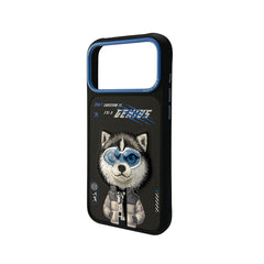 NIMMY Friends Funda Husky Cool and Cute 2.0 para iPhone 17 Pro Max, 3D Bordada