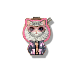 NIMMY Friends Soporte Magnético Cool & Cute 2.0, Black Pink Chinchilla