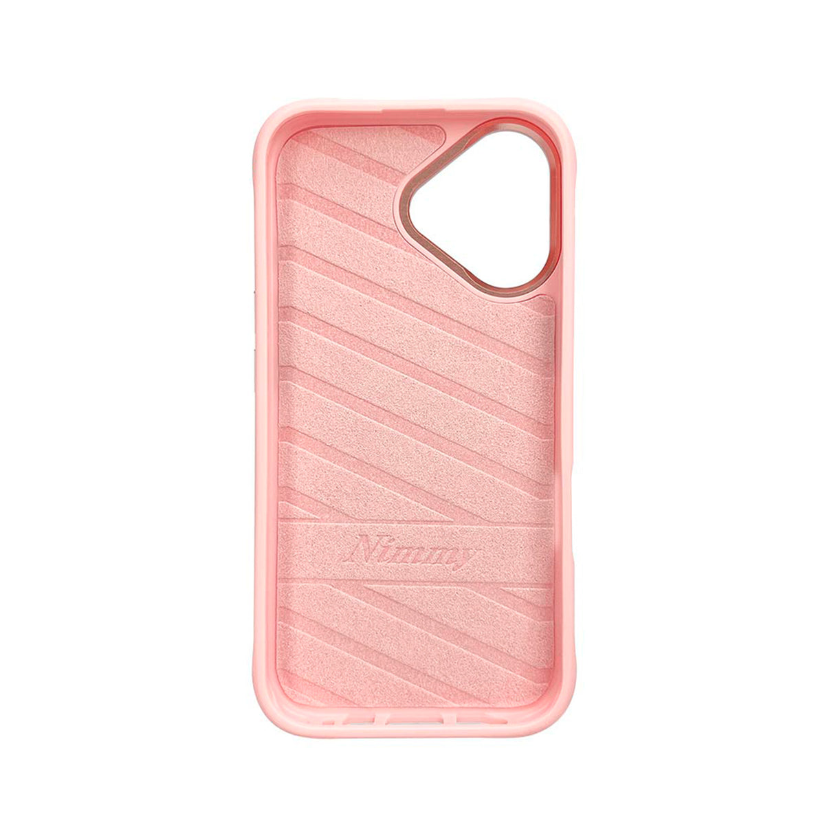 NIMMY Friends Funda Beauty White Cool & Cute 2.0 para iPhone 16, 3D Bordada Rosa