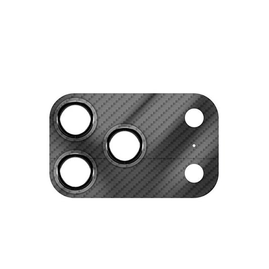 CASEWORLD Protector de Cámara para iPhone 17 Pro – Fibra de Carbono Negro, Protección Completa y Ajuste Preciso