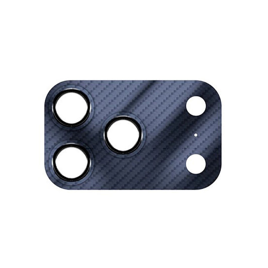CASEWORLD Protector de Cámara para iPhone 17 Pro – Fibra de Carbono Azul, Protección Completa y Ajuste Preciso