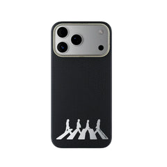 AIRITY Funda Abbey Road 1969 de Fibra de Aramida para iPhone 17 Pro Max Compatible con MagSafe, Abbey Silver